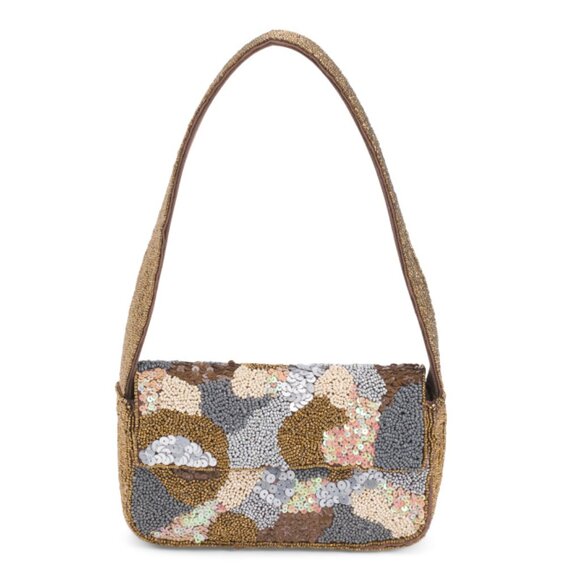 AMERICA & BEYOND Multi Beaded Shoulder Bag